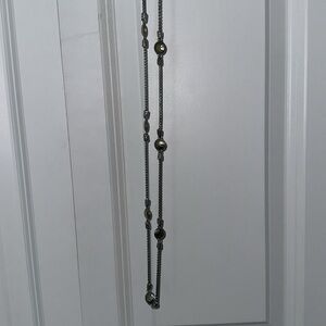 Gold Circle 29 inch Necklace